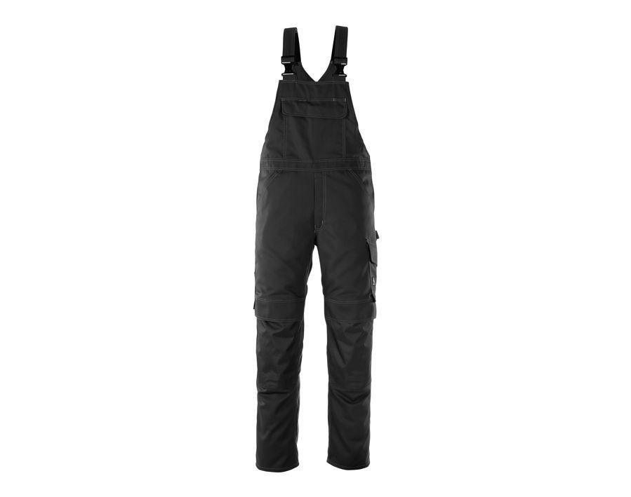 Latzhose mit Knietaschen INDUSTRY schwarz