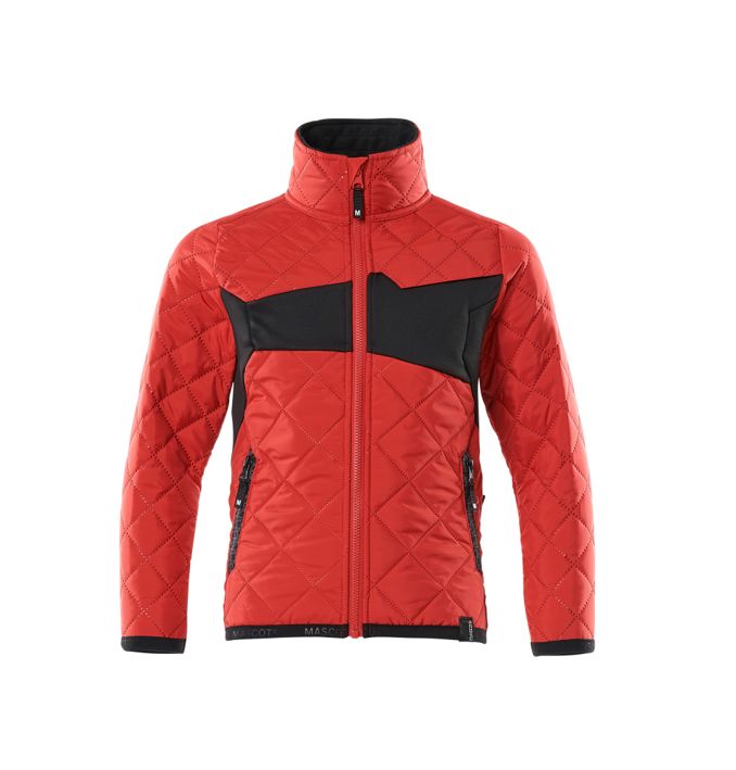 Thermojacke für Kinder ACCELERATE verkehrsrot/schwarz