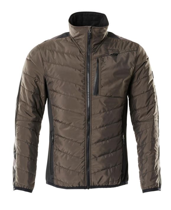 Thermojacke UNIQUE dunkelanthrazit/schwarz