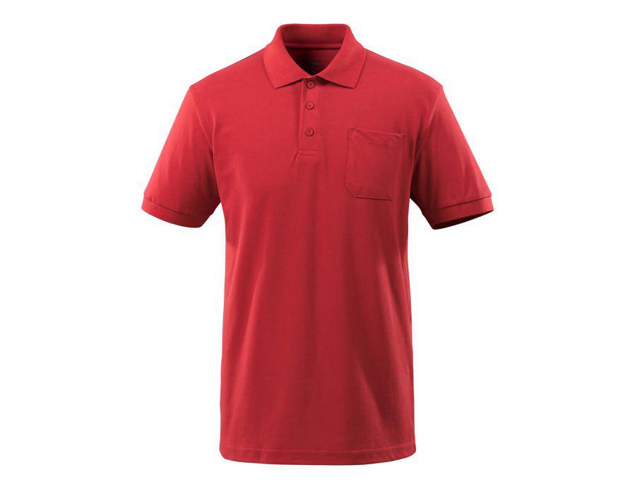 Polo-Shirt mit Brusttasche CROSSOVER rot