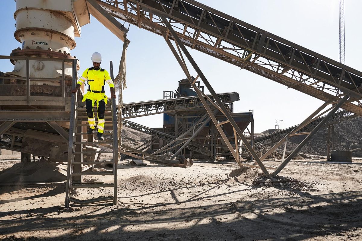 Kombihose ACCELERATE SAFE hi-vis gelb/schwarz