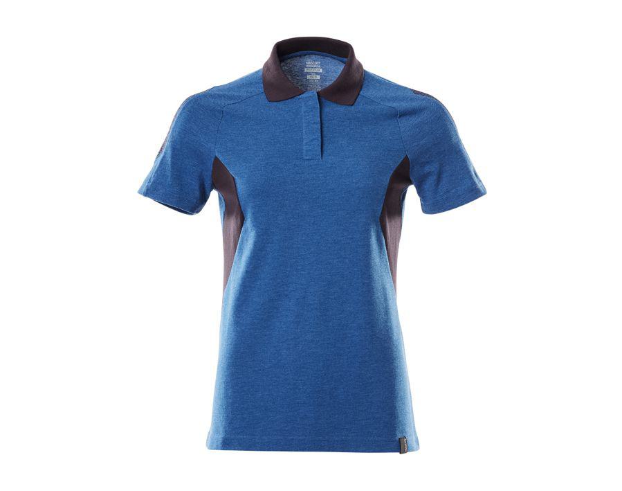 Polo-Shirt ACCELERATE azurblau/schwarzblau