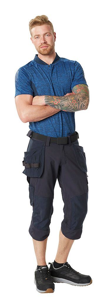 ¾ Pantaloni con tasche esterne ACCELERATE nero