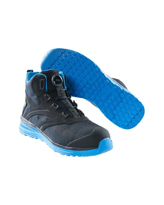 Sicherheitsstiefel FOOTWEAR CARBON schwarz/kornblau