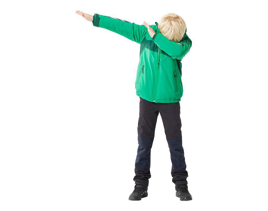 Winterjacke für Kinder ACCELERATE schwarz