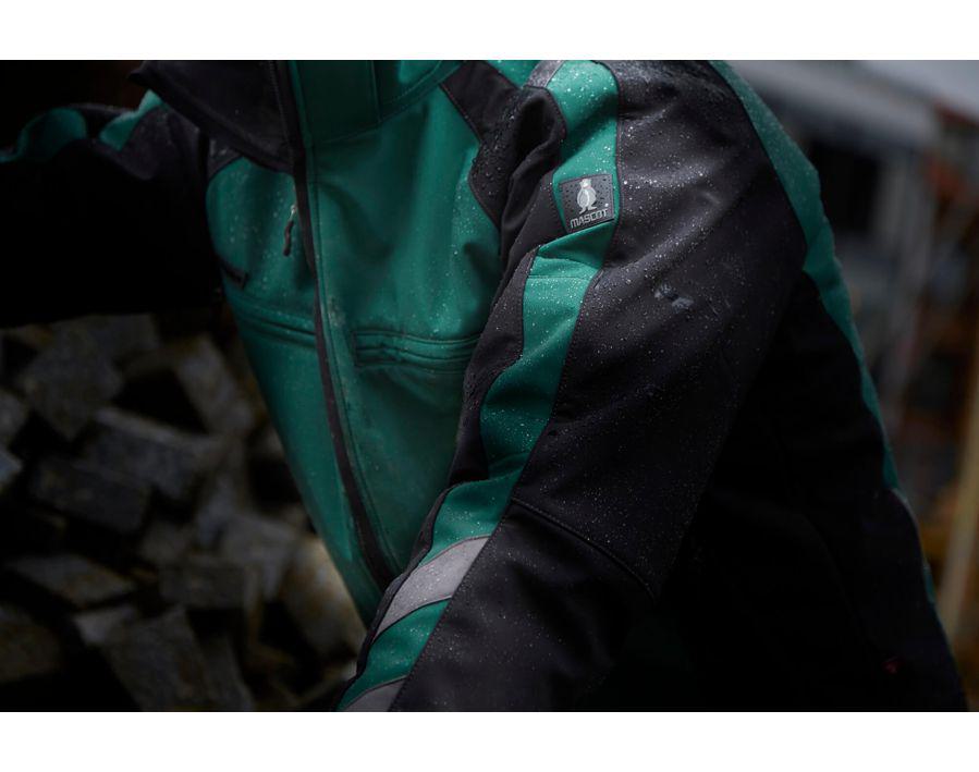 Soft Shell Jacke UNIQUE weiss/dunkelanthrazit