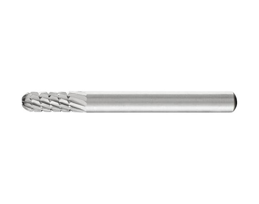 HSS-Frässtift (Rotorfräser) Schaft-Ø 6 mm, Walzenrundform C, Zahnung 3
