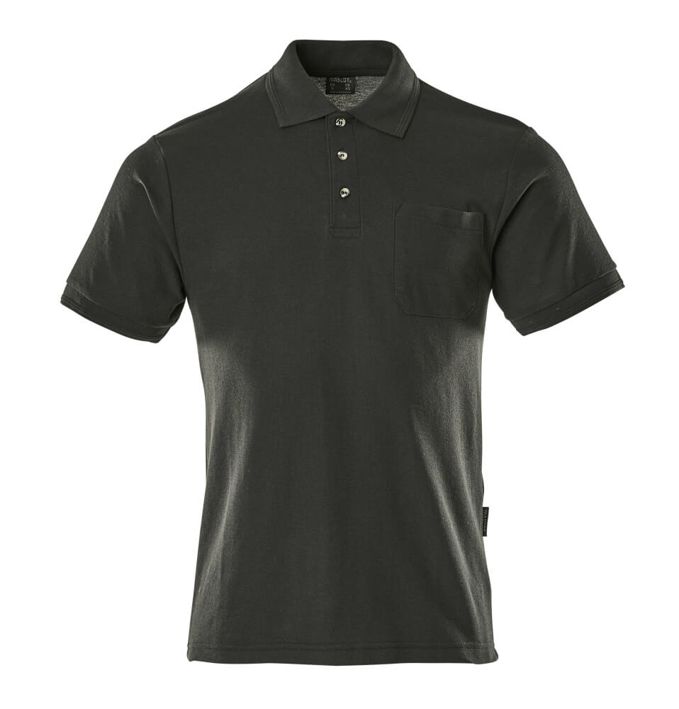 Polo-Shirt mit Brusttasche CROSSOVER schwarz