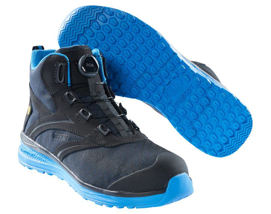 Sicherheitsstiefel FOOTWEAR CARBON schwarz/kornblau