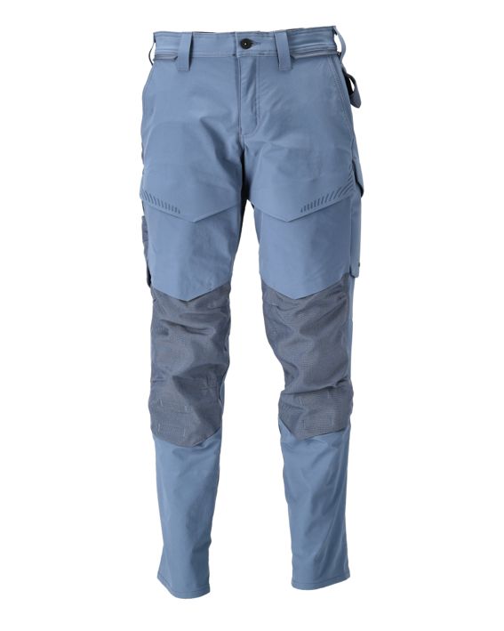 Hose mit Knietaschen CUSTOMIZED steinblau