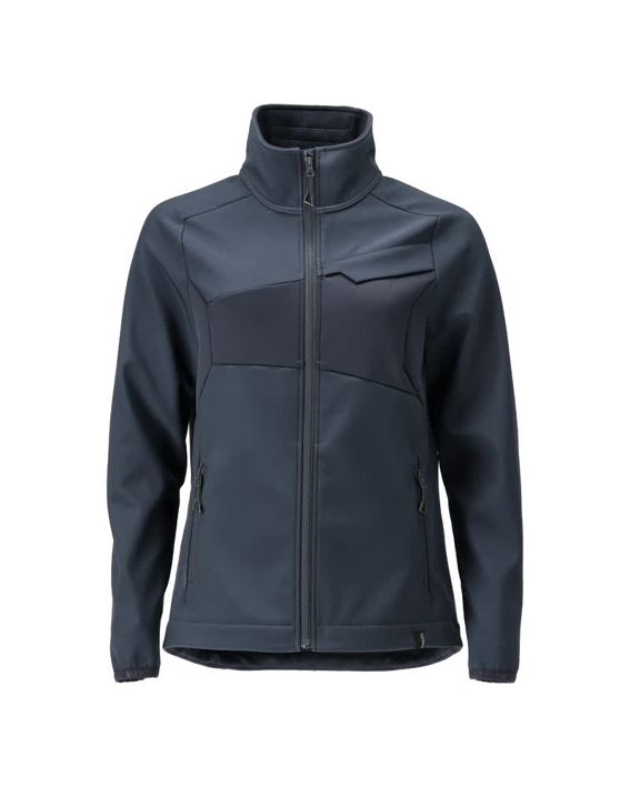 Soft Shell Jacke ACCELERATE schwarzblau