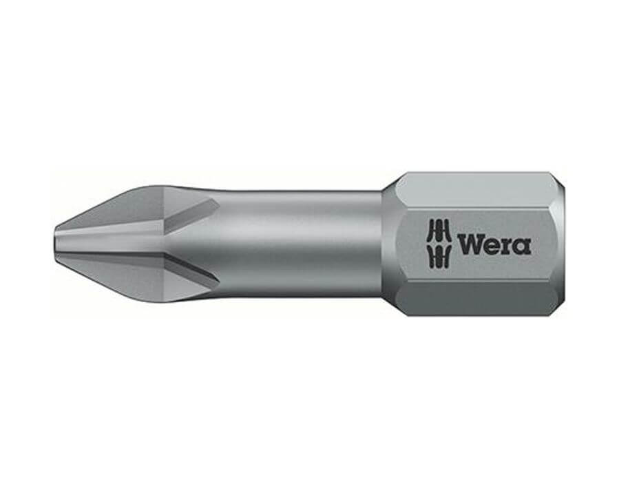 Bit für Kreuzschlitzschrauben PH 1/4", ähnlich DIN 3126 C 6,3, zähhart, mit Torsionsbereich