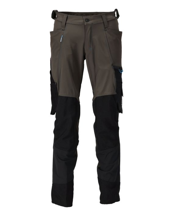 Hose mit Knietaschen ADVANCED dunkelanthrazit/schwarz