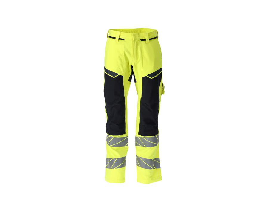 Hose mit Knietaschen ACCELERATE MULTISAFE hi-vis gelb/schwarzblau