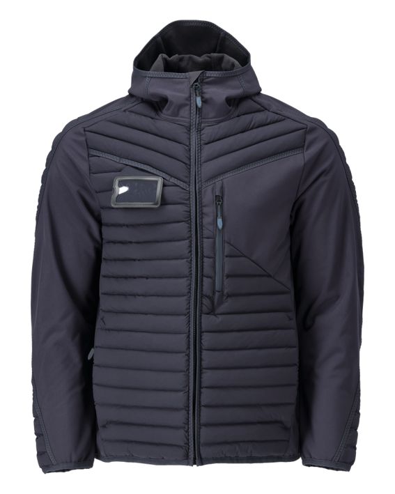 Jacke mit Kapuze CUSTOMIZED schwarzblau