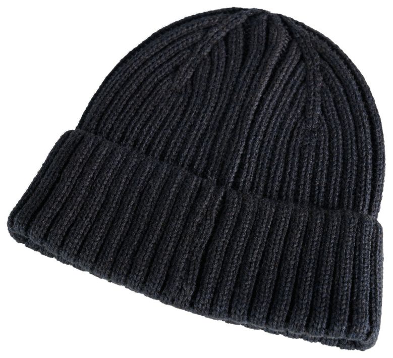 Strickmütze CUSTOMIZED schwarzblau