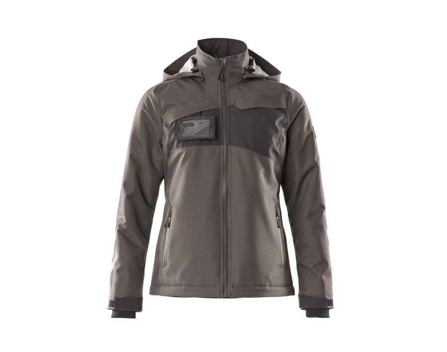 Winterjacke ACCELERATE dunkelanthrazit/schwarz