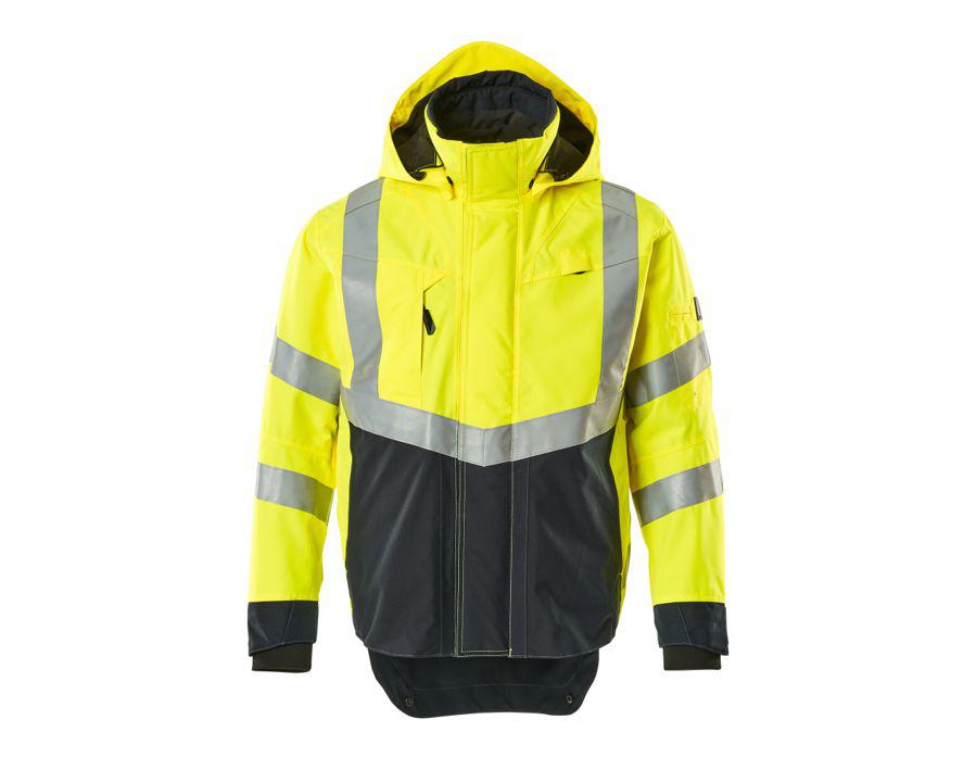Hard Shell Jacke SAFE SUPREME hi-vis gelb/schwarzblau