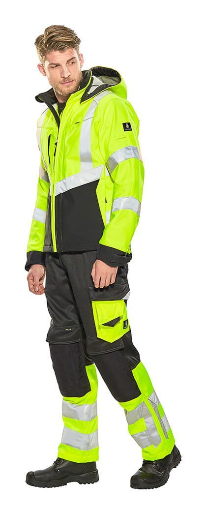 Hose mit Knietaschen SAFE SUPREME dunkelanthrazit/hi-vis orange