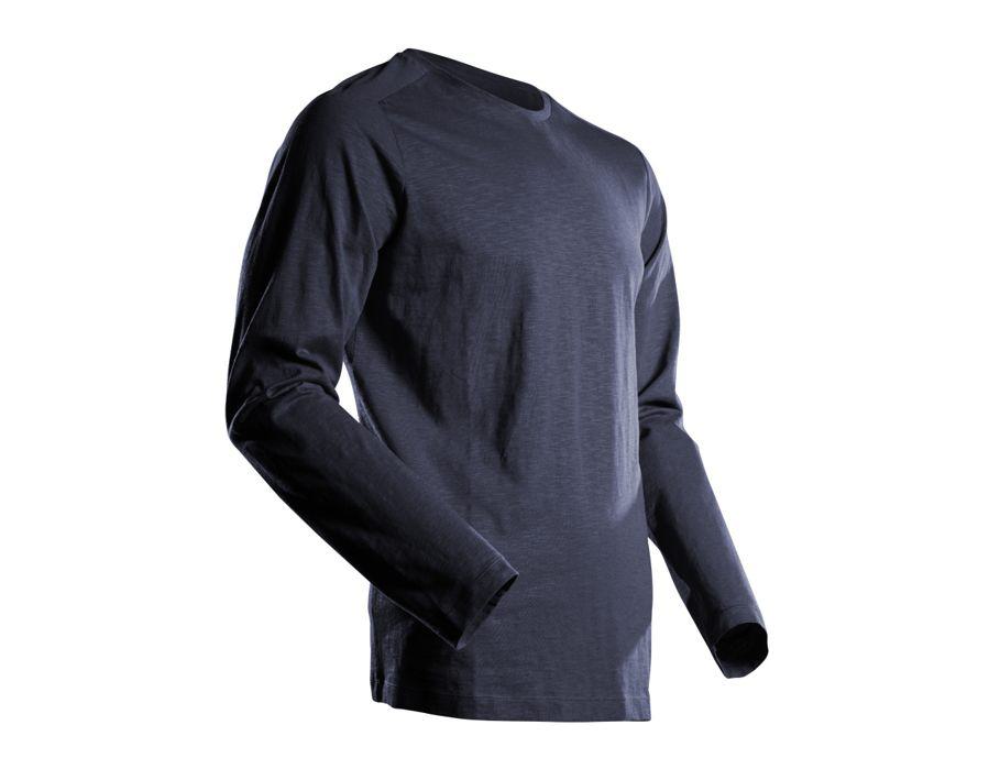 T-Shirt, Langarm CUSTOMIZED schwarzblau
