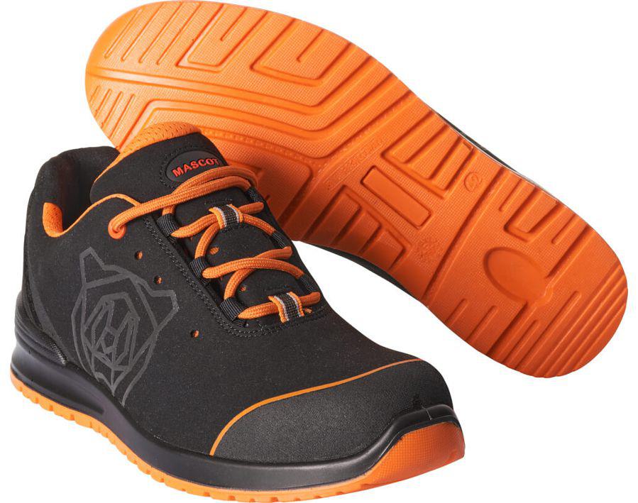 Sicherheitshalbschuh FOOTWEAR CLASSIC Schwarz/Hellorange