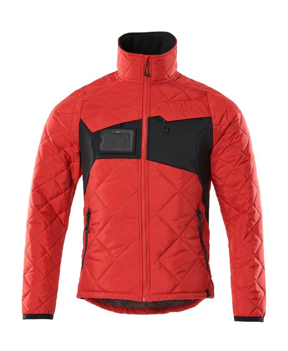 Thermojacke ACCELERATE verkehrsrot/schwarz