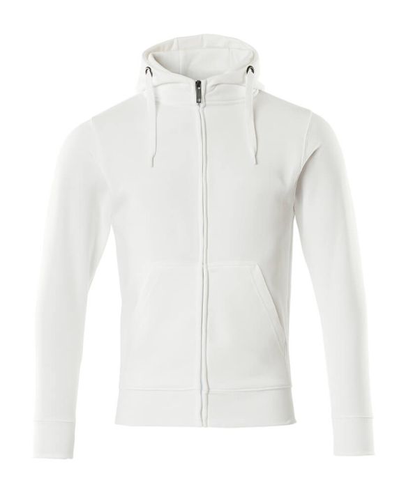 Kapuzensweatshirt mit Reißverschluss CROSSOVER weiss