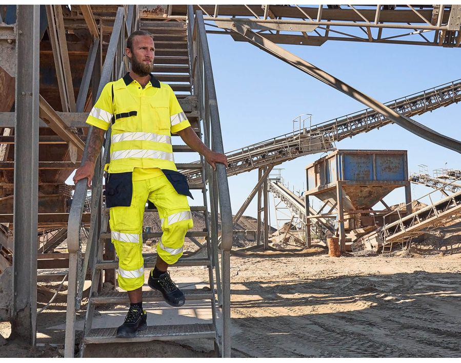 Werkzeugweste ACCELERATE SAFE hi-vis gelb/schwarz