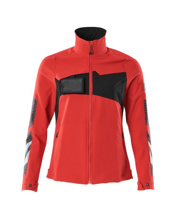 Jacke ACCELERATE verkehrsrot/schwarz