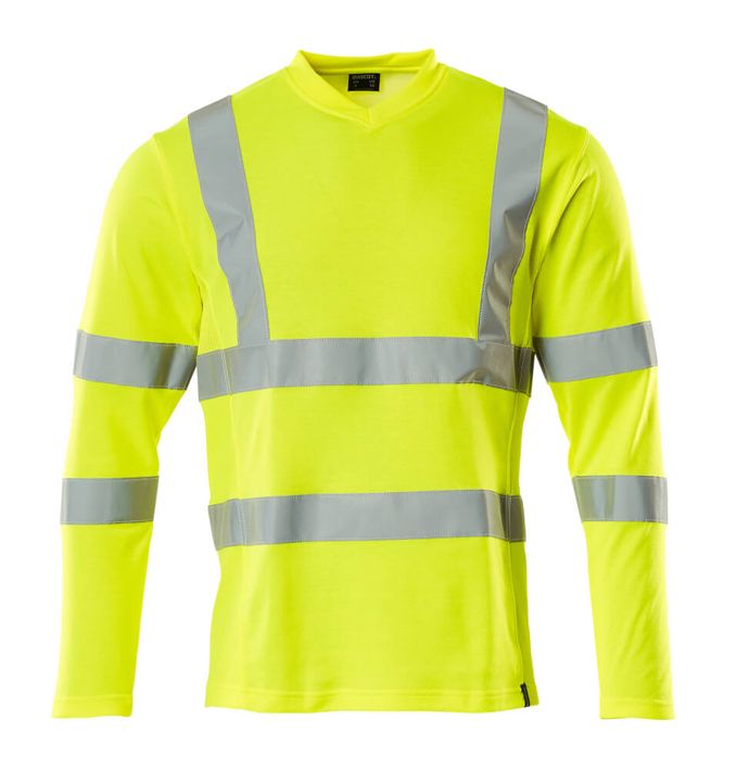 T-Shirt, Langarm SAFE CLASSIC hi-vis gelb