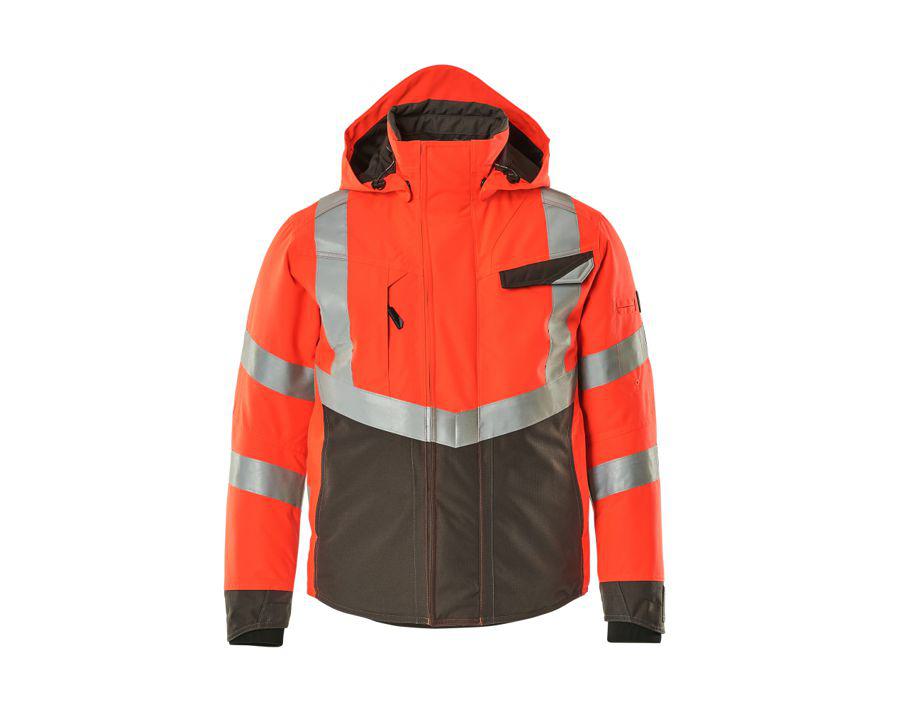 Winterjacke SAFE SUPREME hi-vis rot/dunkelanthrazit