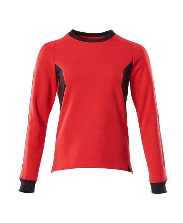Sweatshirt ACCELERATE verkehrsrot/schwarz