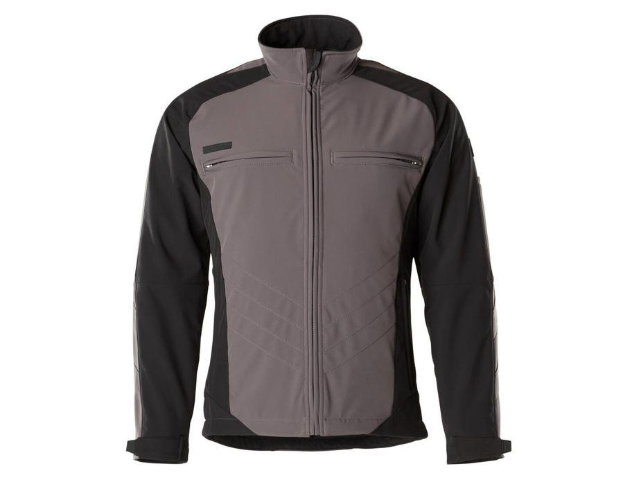 Soft Shell Jacke UNIQUE anthrazit/schwarz