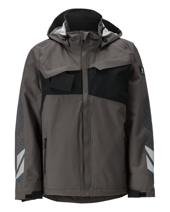 Winterjacke ACCELERATE dunkelanthrazit/schwarz