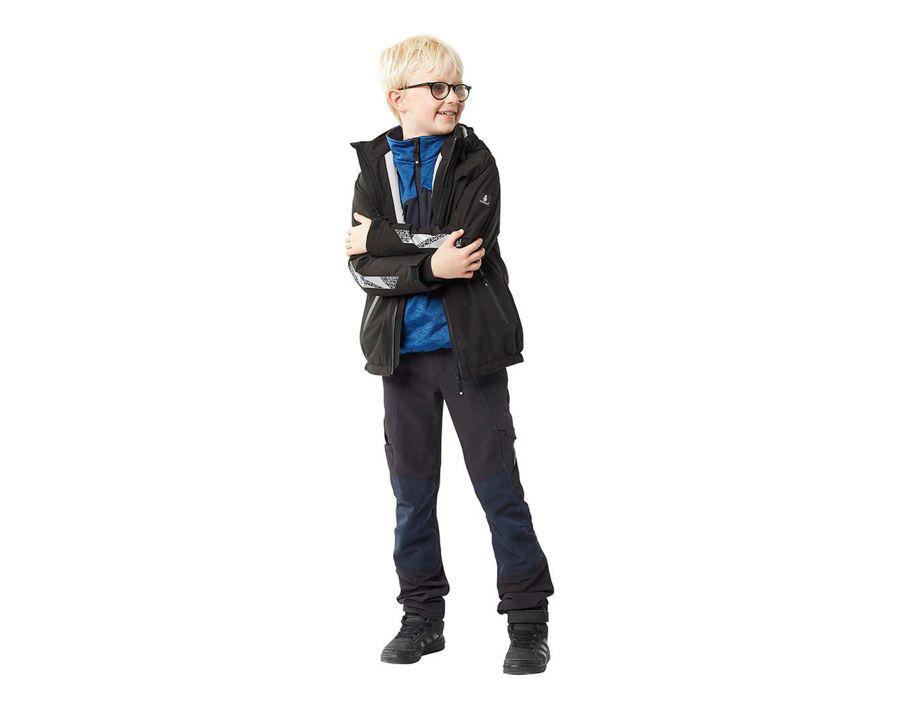Winterjacke für Kinder ACCELERATE schwarz