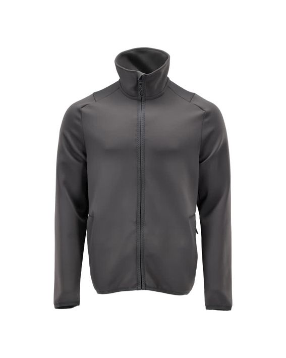 Fleecepullover mit Reißverschluss CUSTOMIZED Anthrazitgrau
