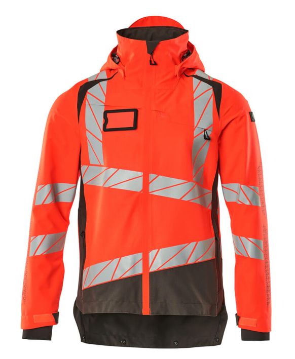 Hard Shell Jacke ACCELERATE SAFE hi-vis rot/dunkelanthrazit