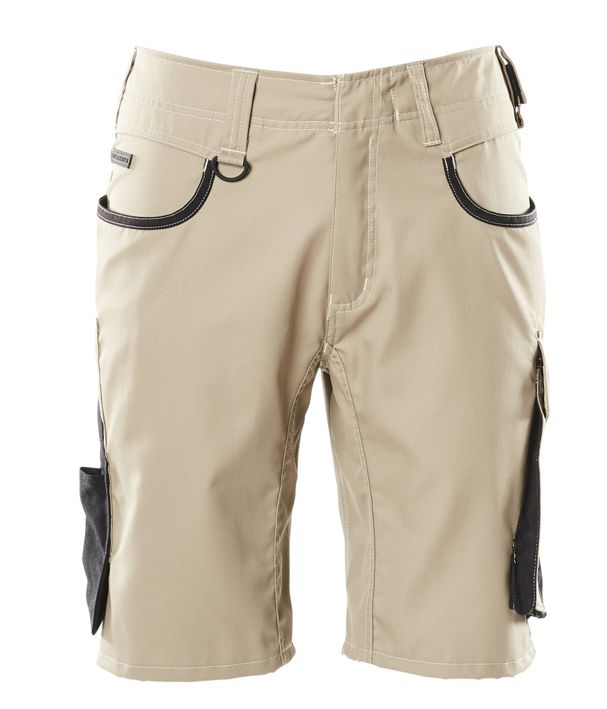 Shorts UNIQUE hellkhaki/schwarz