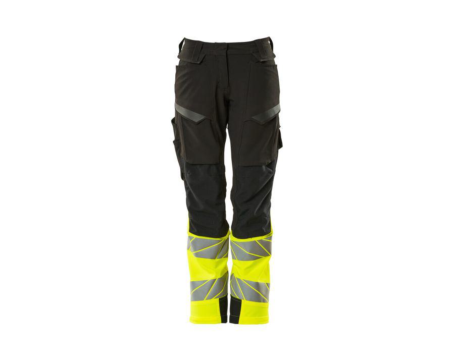 Hose mit Knietaschen ACCELERATE SAFE schwarz/hi-vis gelb