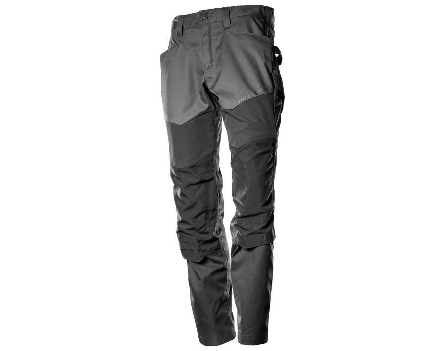 Hose mit Knietaschen CUSTOMIZED anthrazitgrau/schwarz