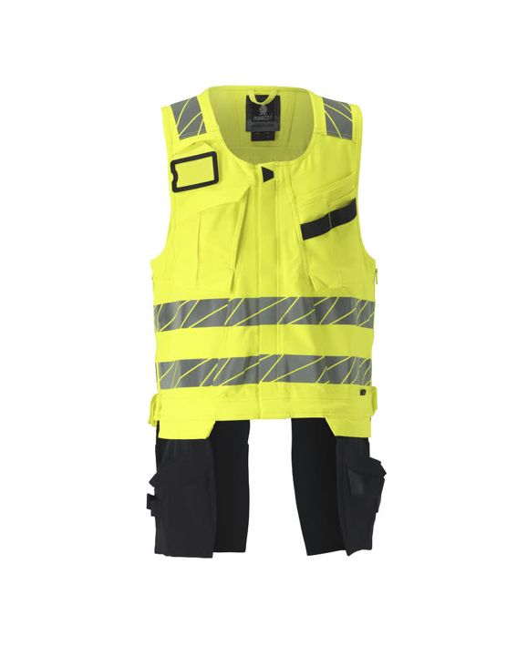 Werkzeugweste ACCELERATE SAFE hi-vis gelb/schwarzblau