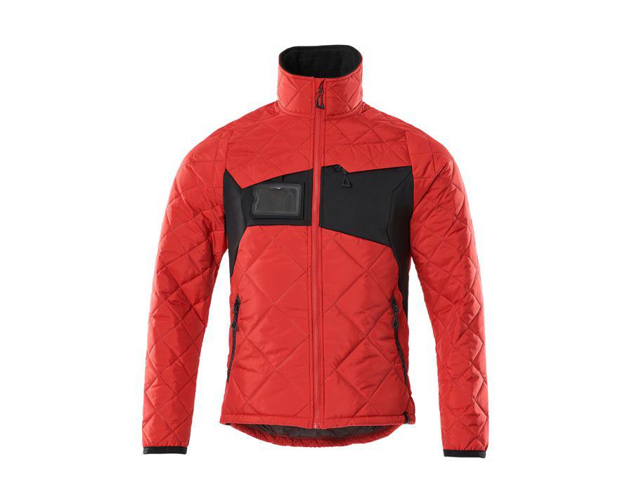 Thermojacke ACCELERATE verkehrsrot/schwarz