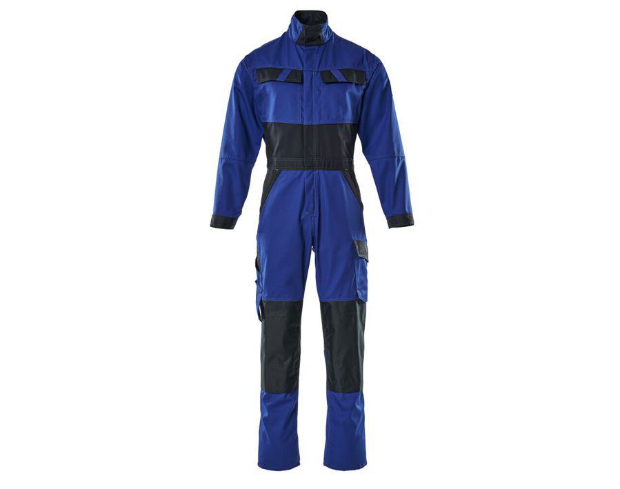 Overall mit Knietaschen LIGHT kornblau/schwarzblau