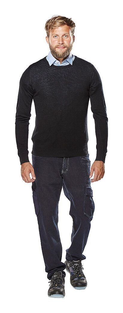Strickpullover FRONTLINE schwarz