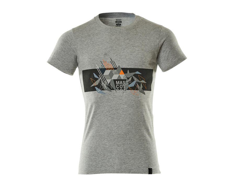 T-Shirt ACCELERATE SAFE grau/hi-vis orange