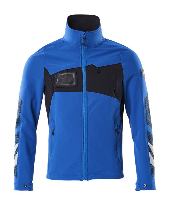 Jacke ACCELERATE azurblau/schwarzblau