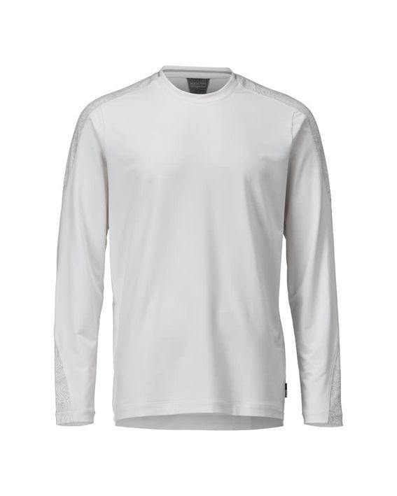 T-Shirt, Langarm CUSTOMIZED weiss