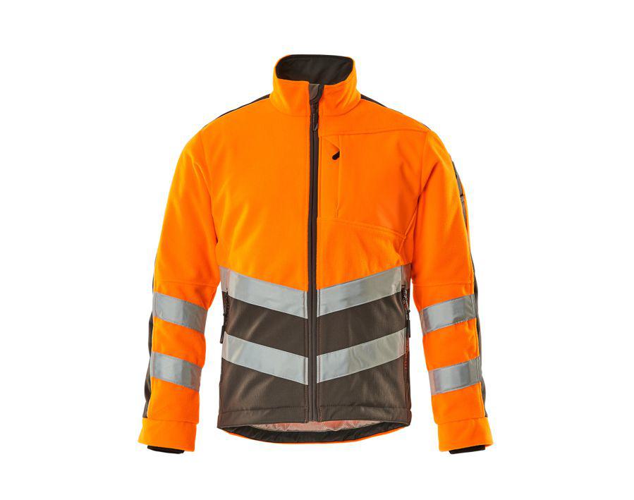 Fleecejacke SAFE SUPREME hi-vis orange/dunkelanthrazit