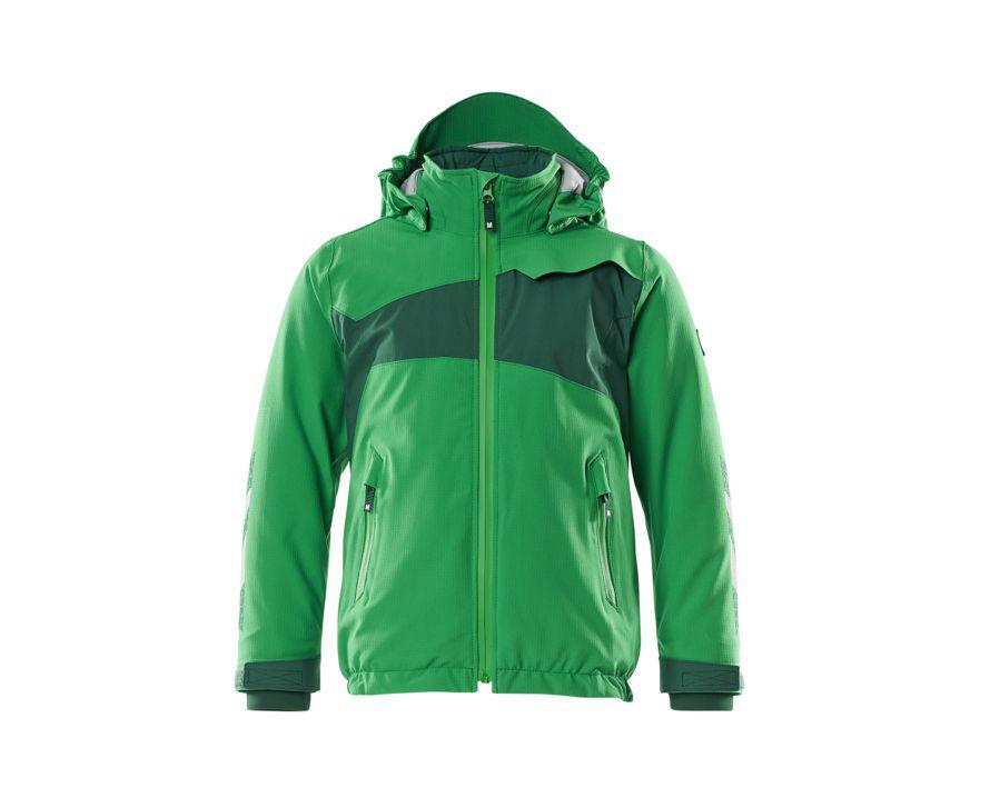 Winterjacke für Kinder ACCELERATE grasgrün/grün