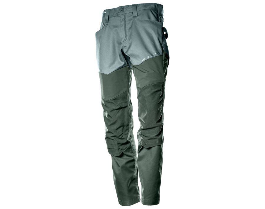Hose mit Knietaschen CUSTOMIZED helles waldgrün/waldgrün